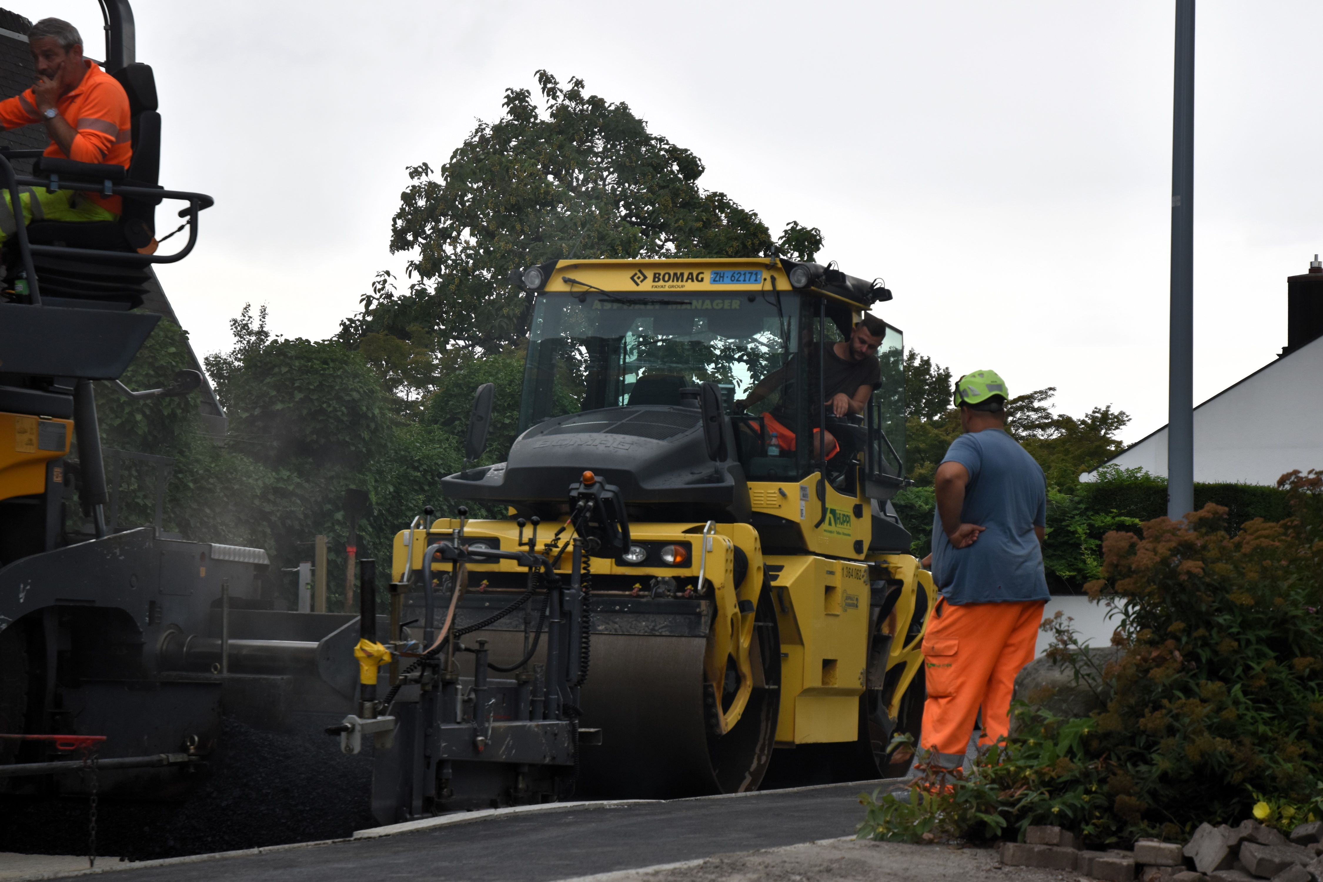 Einbau Strassenbelag Etappe 1