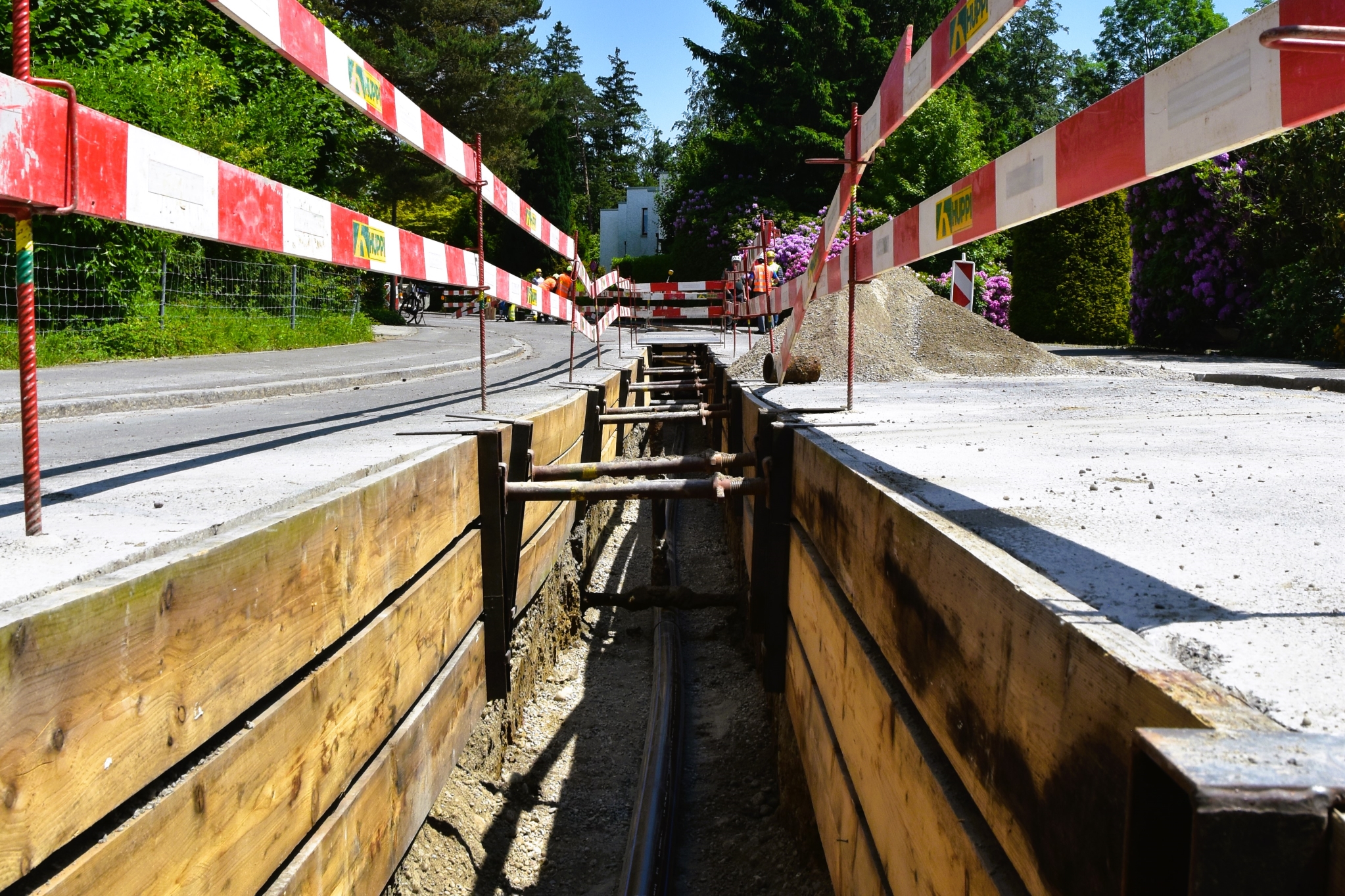 Impression aus dem Graben